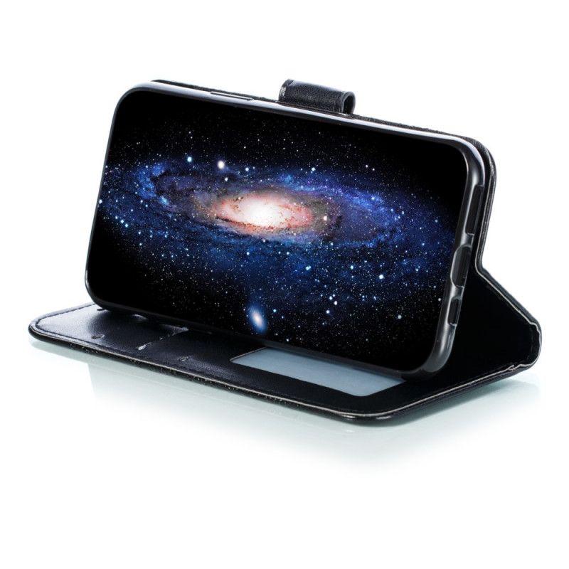 Cover Folio-hoesje iPhone 11 Pro Grijs Zwart Telefoonhoesje Hele Mandala