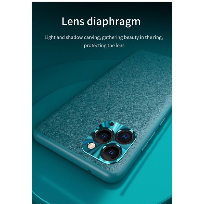 Cover Hoesje iPhone 11 Pro Oranje Zwart Telefoonhoesje Kleur Leerstijl