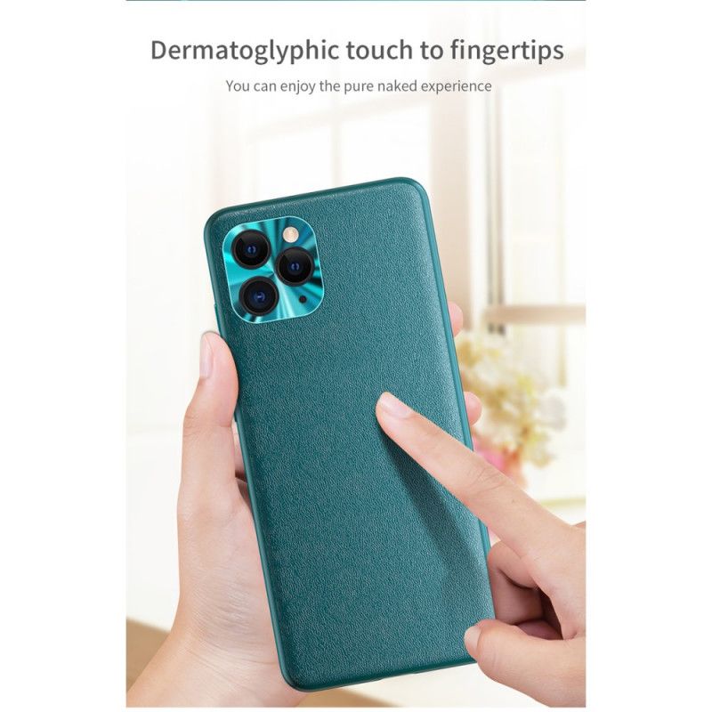Cover Hoesje iPhone 11 Pro Oranje Zwart Telefoonhoesje Kleur Leerstijl