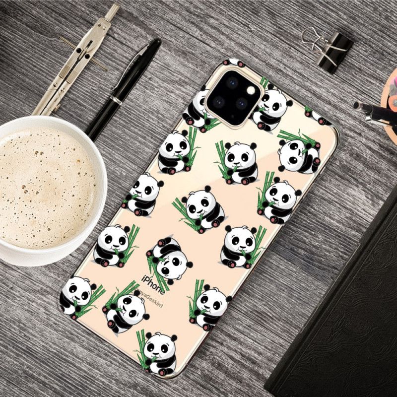 Cover Hoesje iPhone 11 Pro Telefoonhoesje Kleine Panda'S