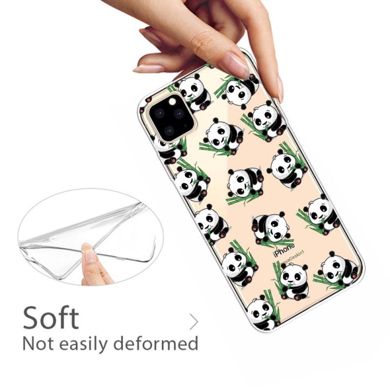 Cover Hoesje iPhone 11 Pro Telefoonhoesje Kleine Panda'S