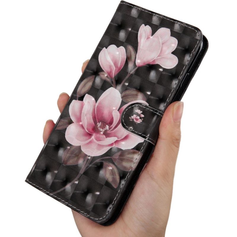 Flip Case Leren iPhone 11 Pro Bloemen Bloeien