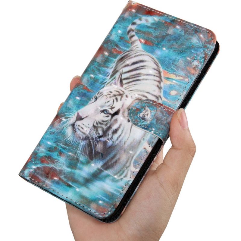 Flip Case Leren iPhone 11 Pro Lucien De Tijger