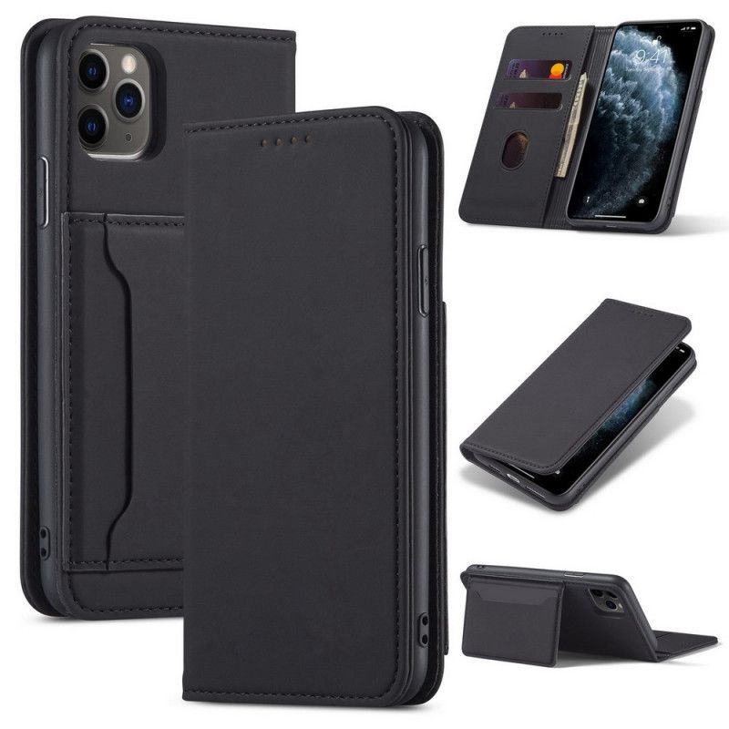 Folio-hoesje iPhone 11 Pro Rood Zwart Steunkaarthouder