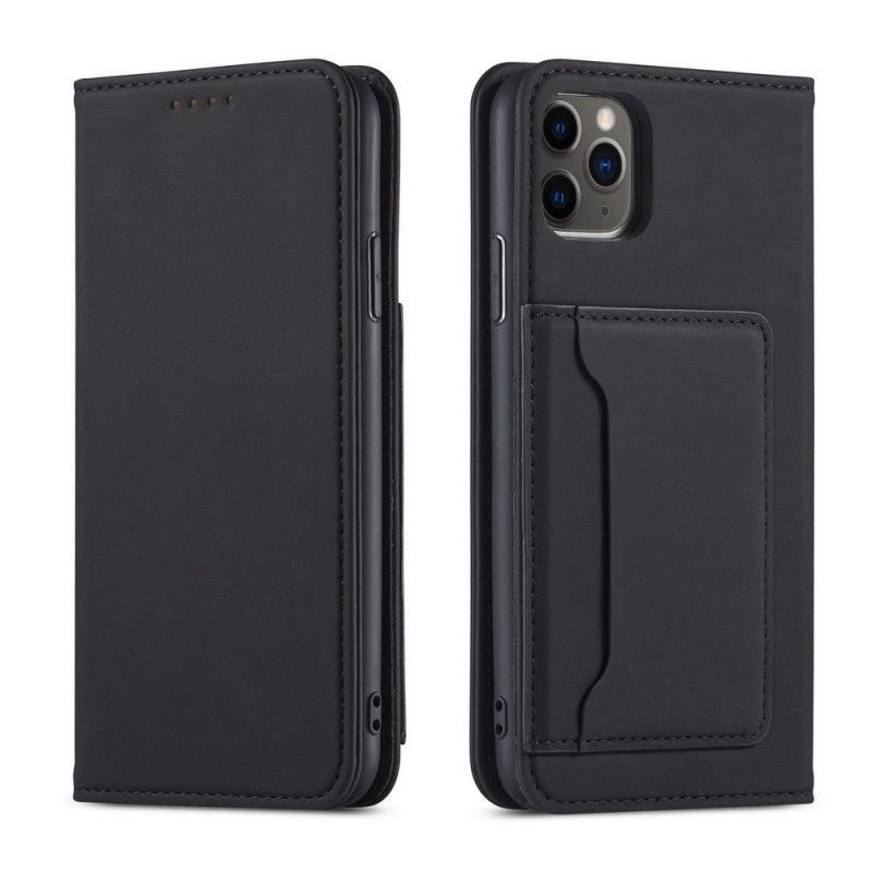 Folio-hoesje iPhone 11 Pro Rood Zwart Steunkaarthouder