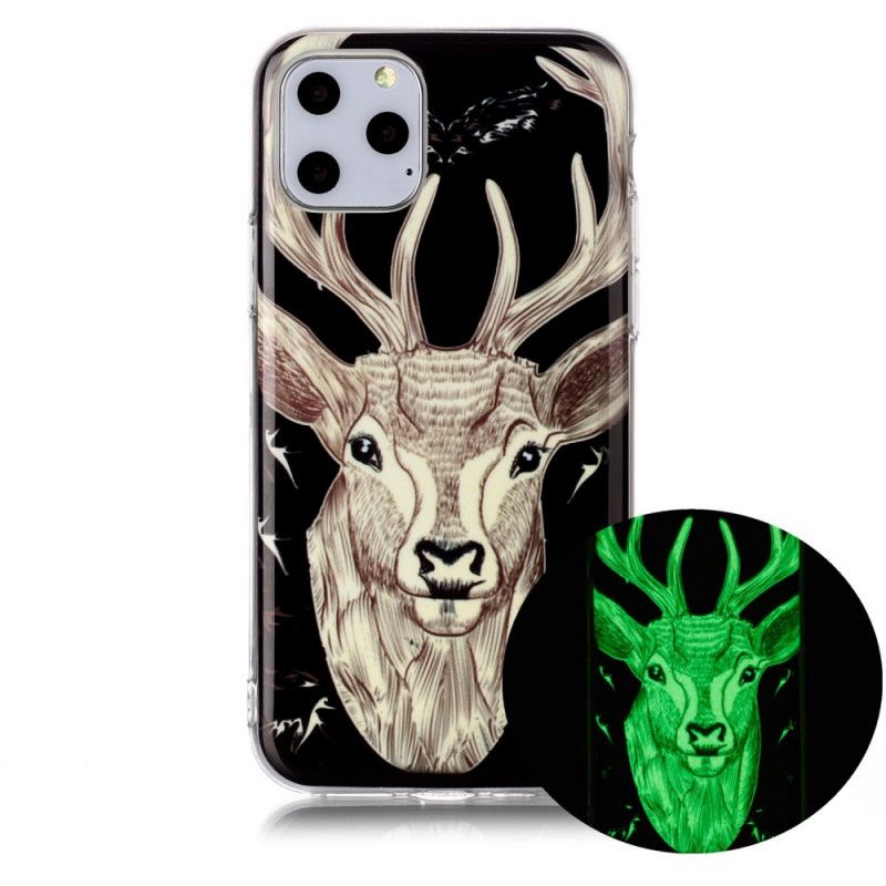 Hoesje iPhone 11 Pro Fluorescerend Majestueus Hert