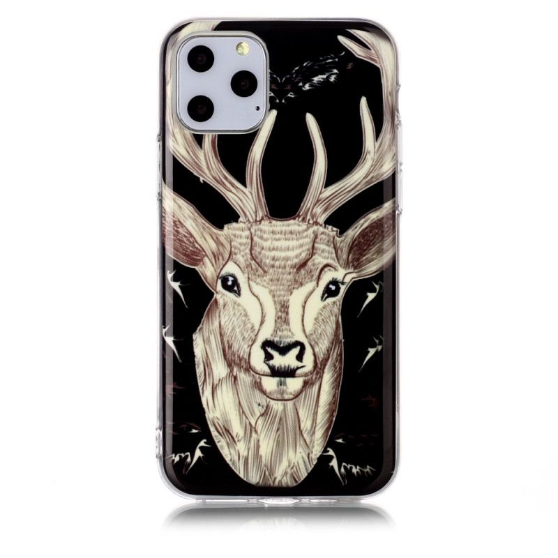 Hoesje iPhone 11 Pro Fluorescerend Majestueus Hert