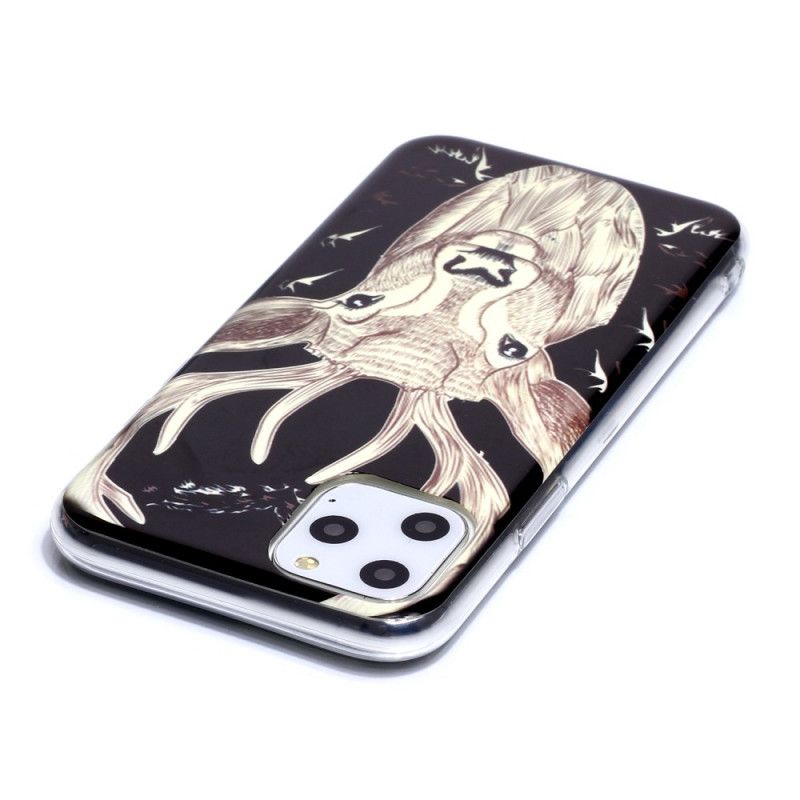 Hoesje iPhone 11 Pro Fluorescerend Majestueus Hert