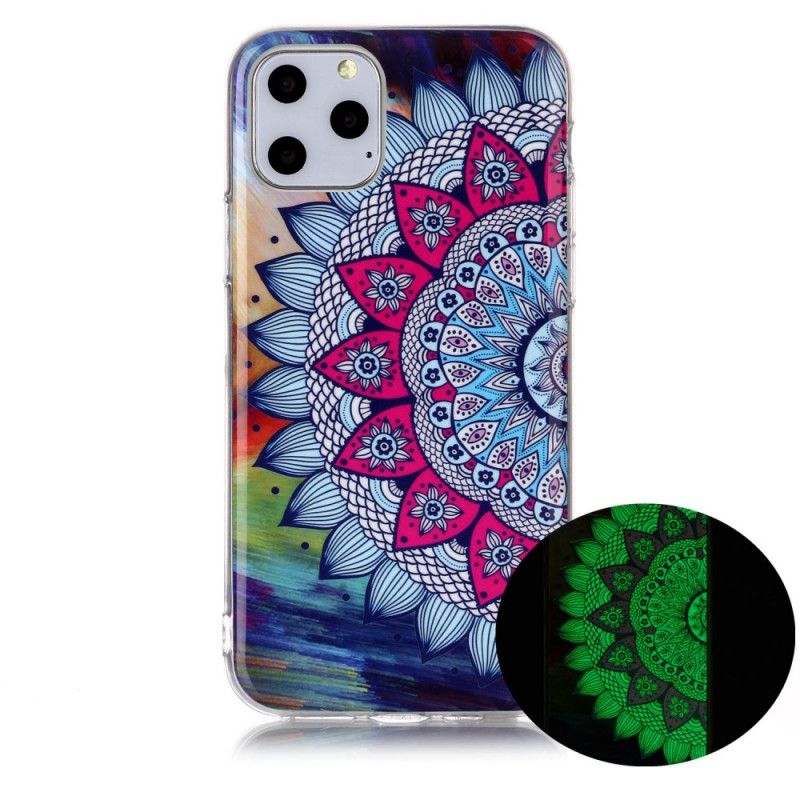 Hoesje iPhone 11 Pro Fluorescerende Mandala
