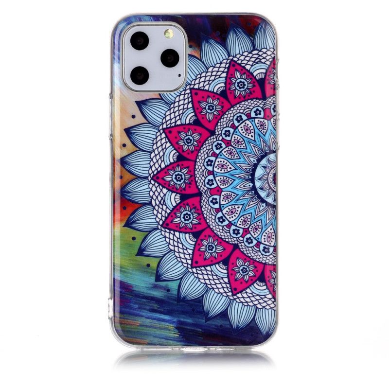 Hoesje iPhone 11 Pro Fluorescerende Mandala