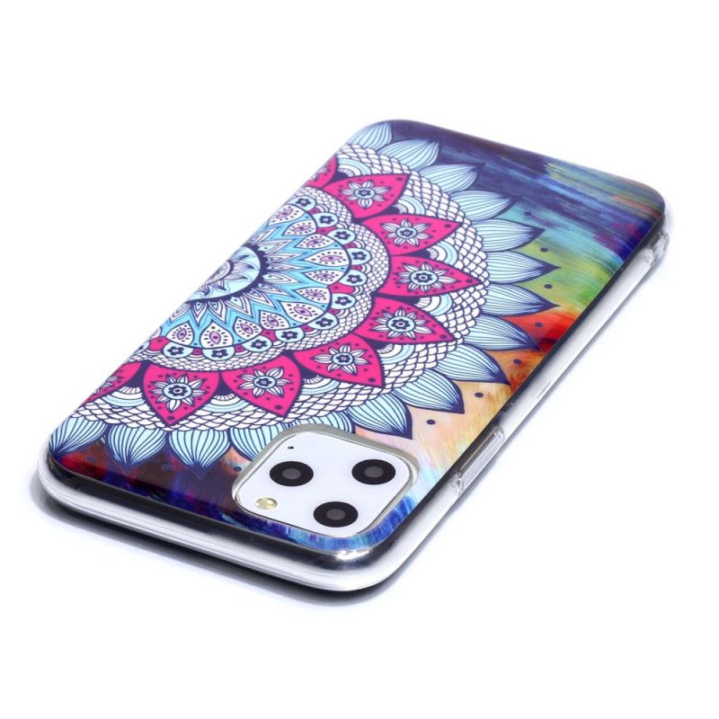 Hoesje iPhone 11 Pro Fluorescerende Mandala