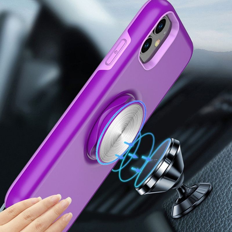 Hoesje iPhone 11 Pro Rood Zwart Magnetische Verwijderbare Media