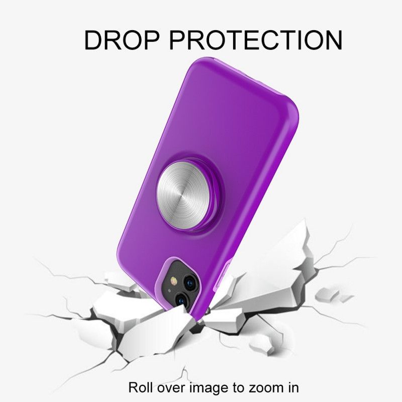 Hoesje iPhone 11 Pro Rood Zwart Magnetische Verwijderbare Media