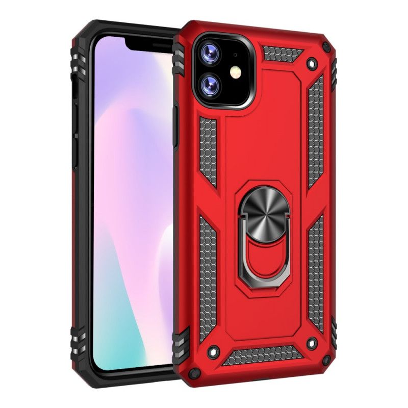 Hoesje iPhone 11 Pro Rood Zwart Premium Ring