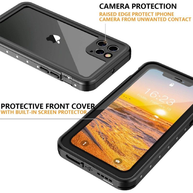 Hoesje iPhone 11 Pro Telefoonhoesje Waterdichte Rode Peper