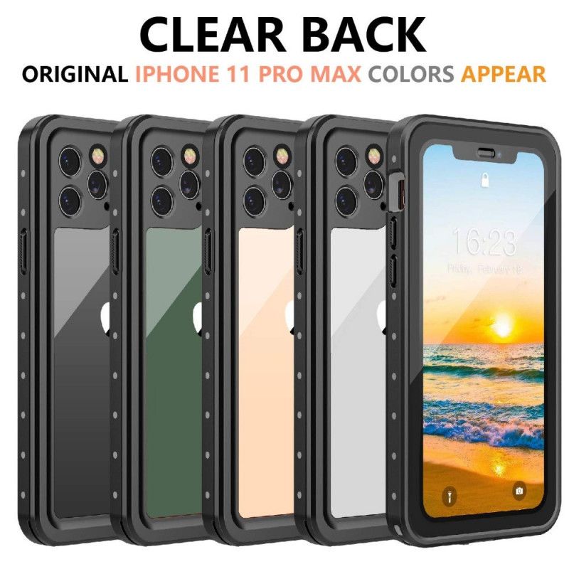 Hoesje iPhone 11 Pro Telefoonhoesje Waterdichte Rode Peper