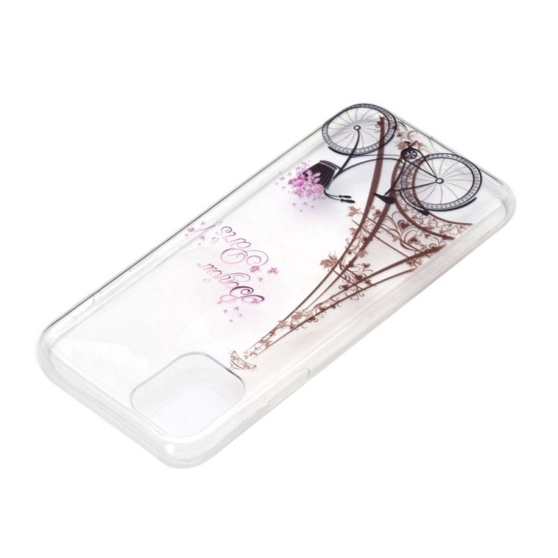 Hoesje iPhone 11 Pro Transparant Hallo Parijs