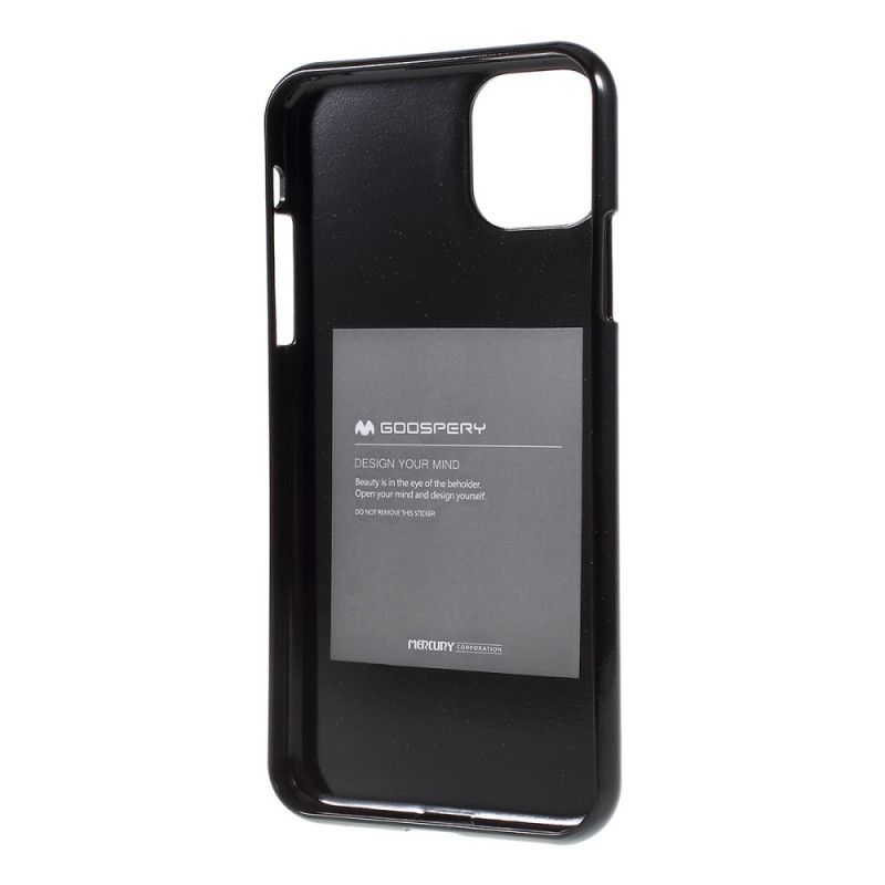 Hoesje voor iPhone 11 Pro Wit Zwart Goospery Glitter-Stijl