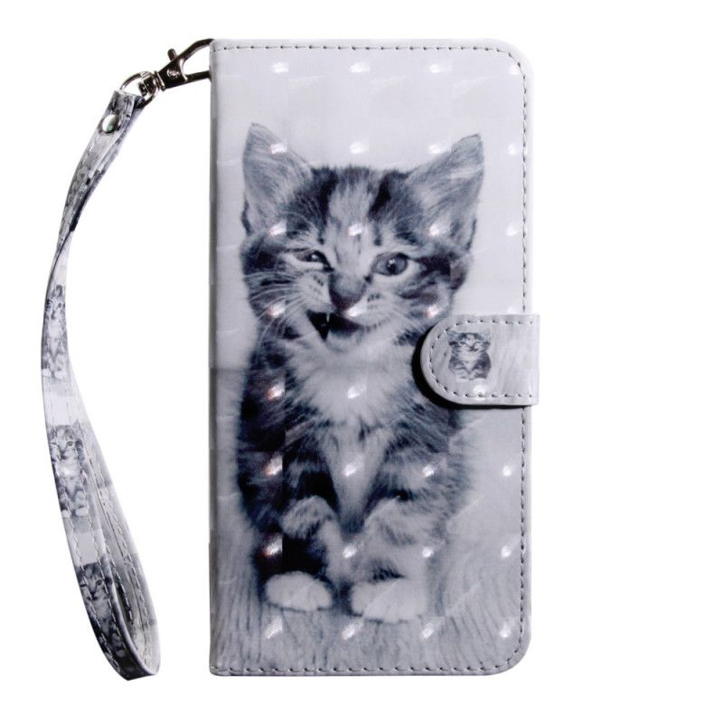 Leren Hoesje iPhone 11 Pro Negeer Het Kitten