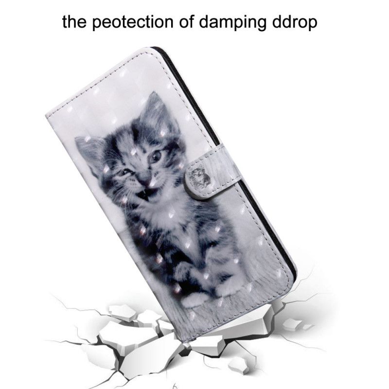 Leren Hoesje iPhone 11 Pro Negeer Het Kitten