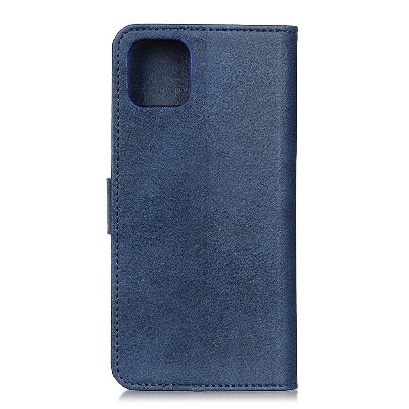 Leren Hoesje iPhone 11 Pro Rood Zwart Retro Mat Leereffect