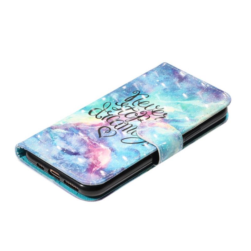 Leren Hoesje voor iPhone 11 Pro Stop Nooit Met Riem