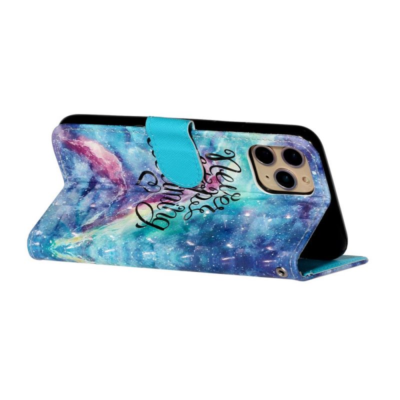 Leren Hoesje voor iPhone 11 Pro Stop Nooit Met Riem