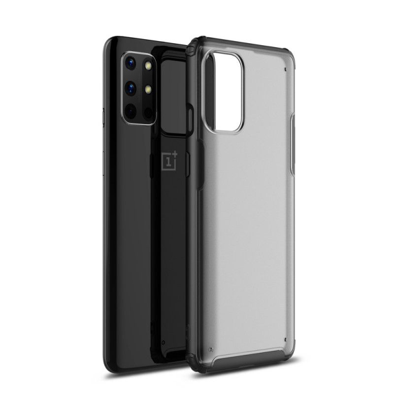 Case Hoesje OnePlus 8T Rood Zwart Telefoonhoesje Frosted Hybride