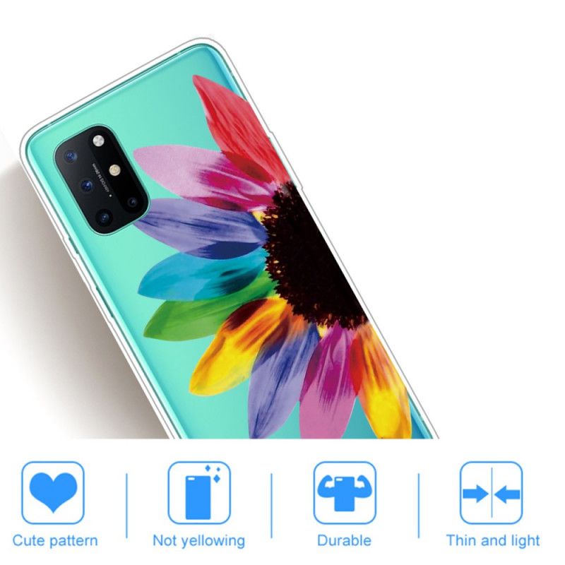 Case Hoesje OnePlus 8T Telefoonhoesje Gekleurde Bloem