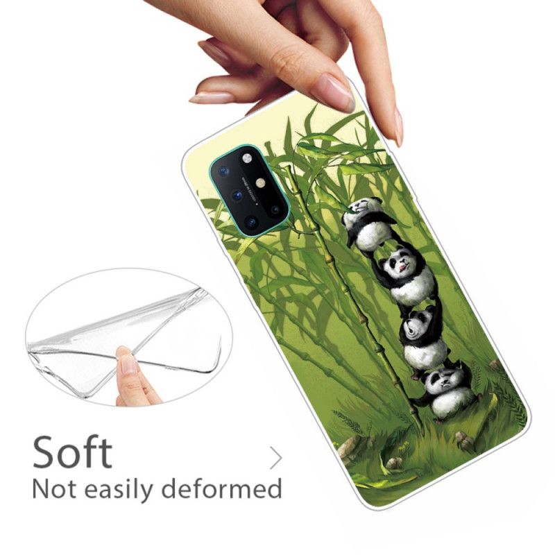 Case Hoesje OnePlus 8T Telefoonhoesje Stapel Panda'S