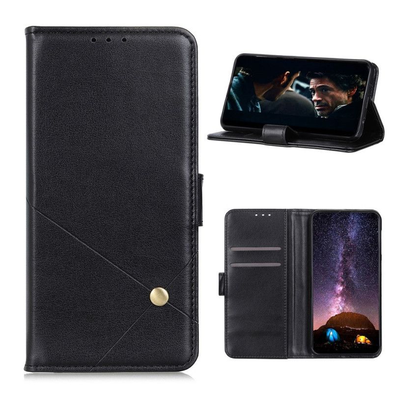 Cover Folio-hoesje OnePlus 8T Rood Zwart Telefoonhoesje Klinknagel X Ontwerp