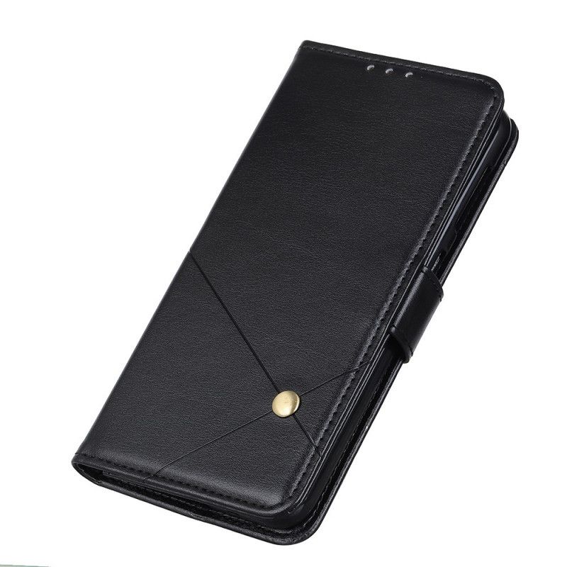 Cover Folio-hoesje OnePlus 8T Rood Zwart Telefoonhoesje Klinknagel X Ontwerp