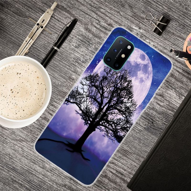 Cover Hoesje OnePlus 8T Telefoonhoesje Maanboom