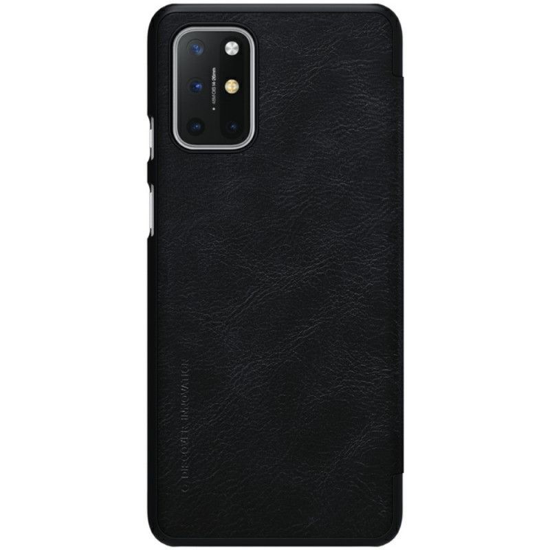 Folio-hoesje OnePlus 8T Rood Zwart Nillkin Qin-Reeks