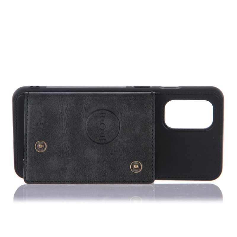 Hoesje OnePlus 8T Grijs Zwart Snap Portemonnee