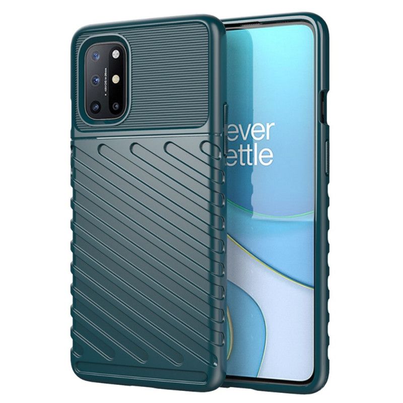 Hoesje OnePlus 8T Groen Zwart Donderreeks