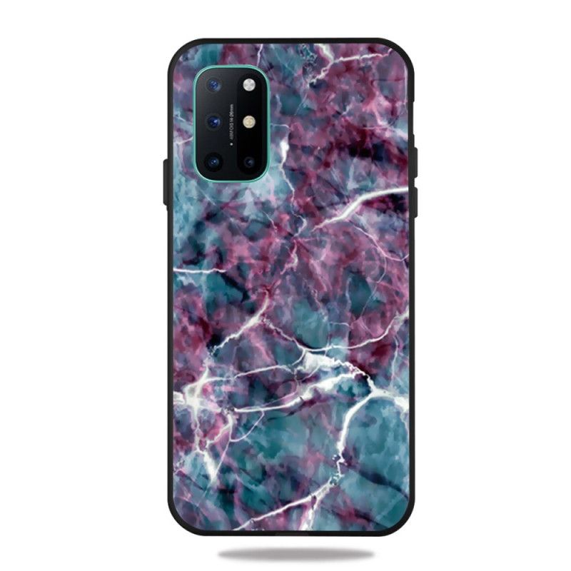 Hoesje OnePlus 8T Paars Marmer