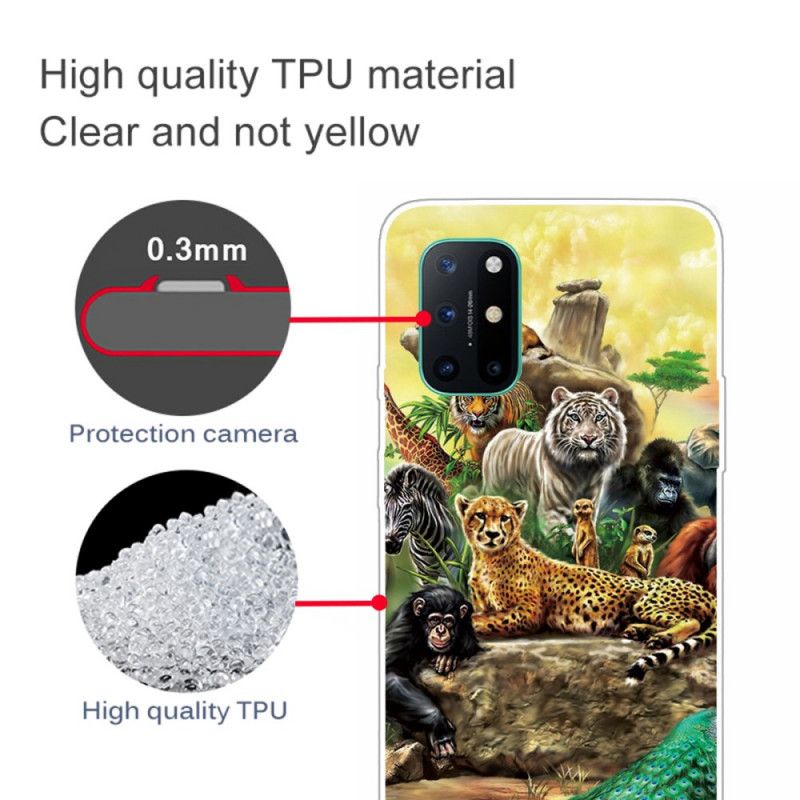 Hoesje OnePlus 8T Safaridieren