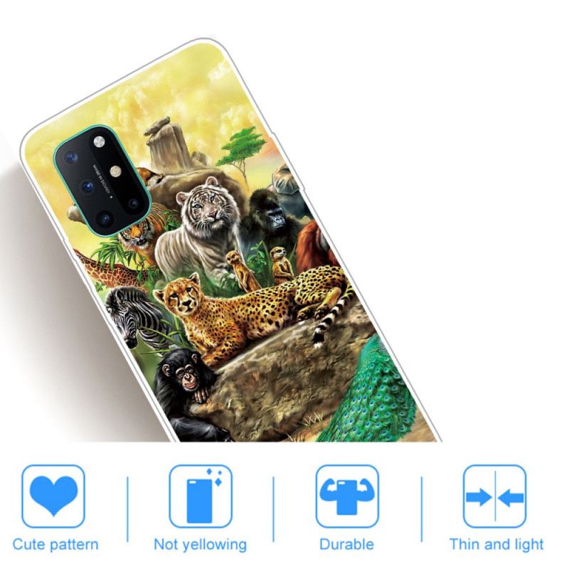 Hoesje OnePlus 8T Safaridieren