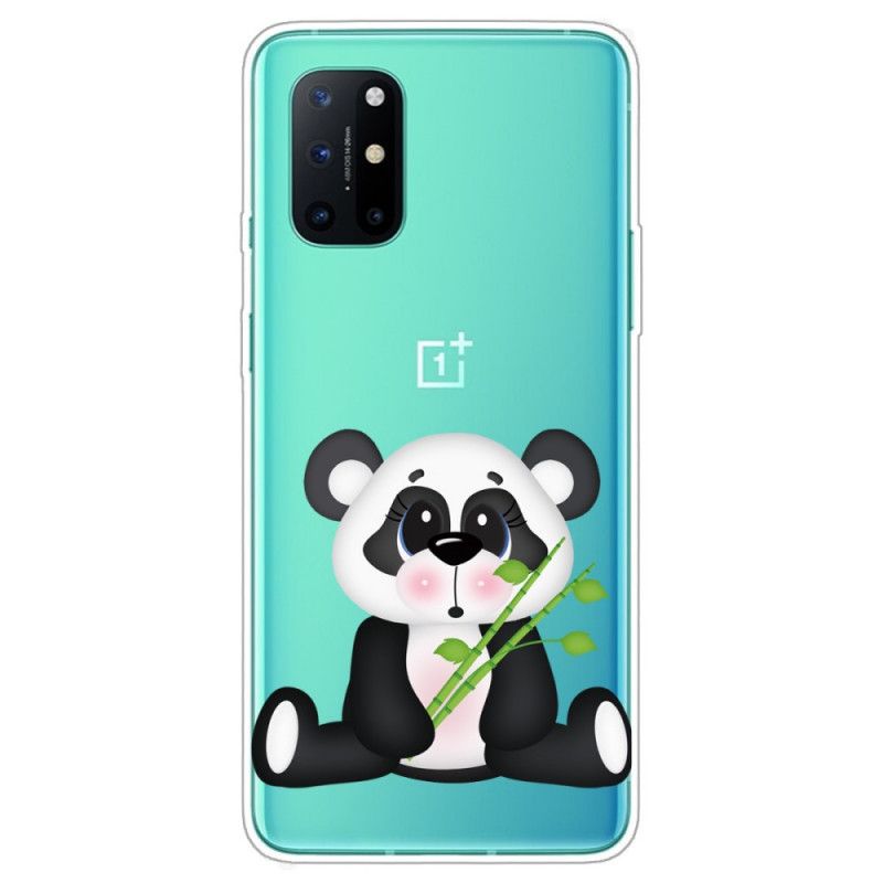 Hoesje OnePlus 8T Transparante Droevige Panda