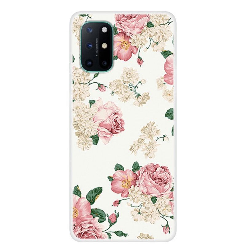 Hoesje OnePlus 8T Transparante Vrijheidsbloemen