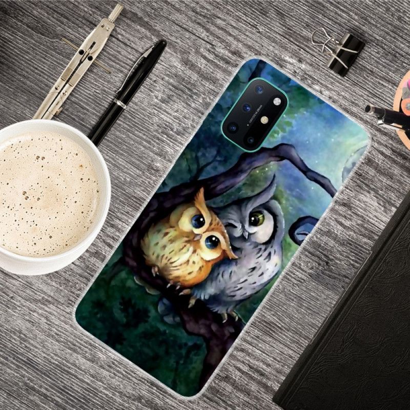 Hoesje OnePlus 8T Uil Schilderij