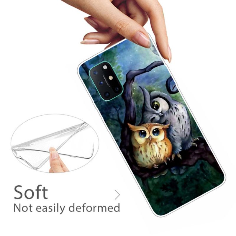 Hoesje OnePlus 8T Uil Schilderij