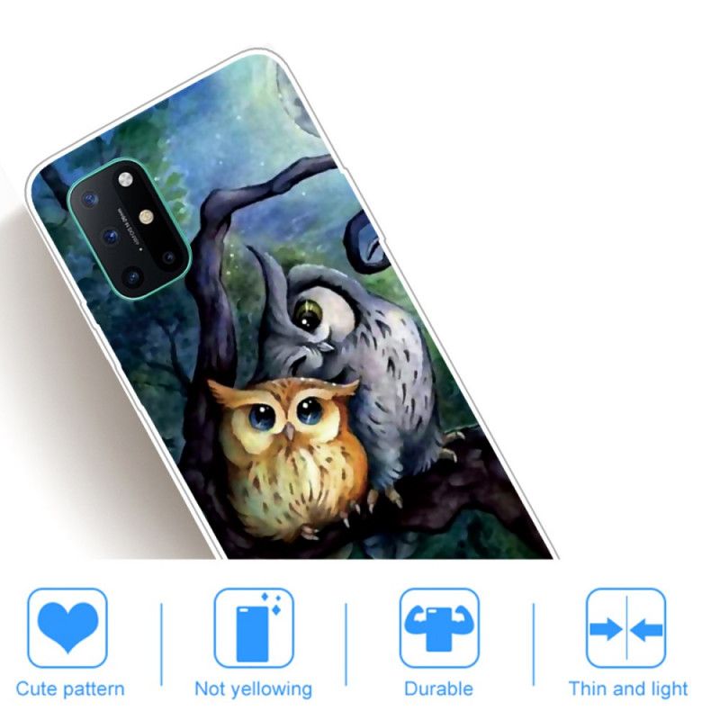Hoesje OnePlus 8T Uil Schilderij