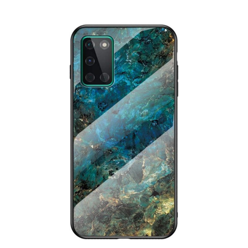 Hoesje OnePlus 8T Wit Zwart Premium Kleuren Gehard Glas
