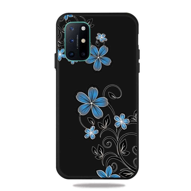 Hoesje voor OnePlus 8T Blauwe Bloemen