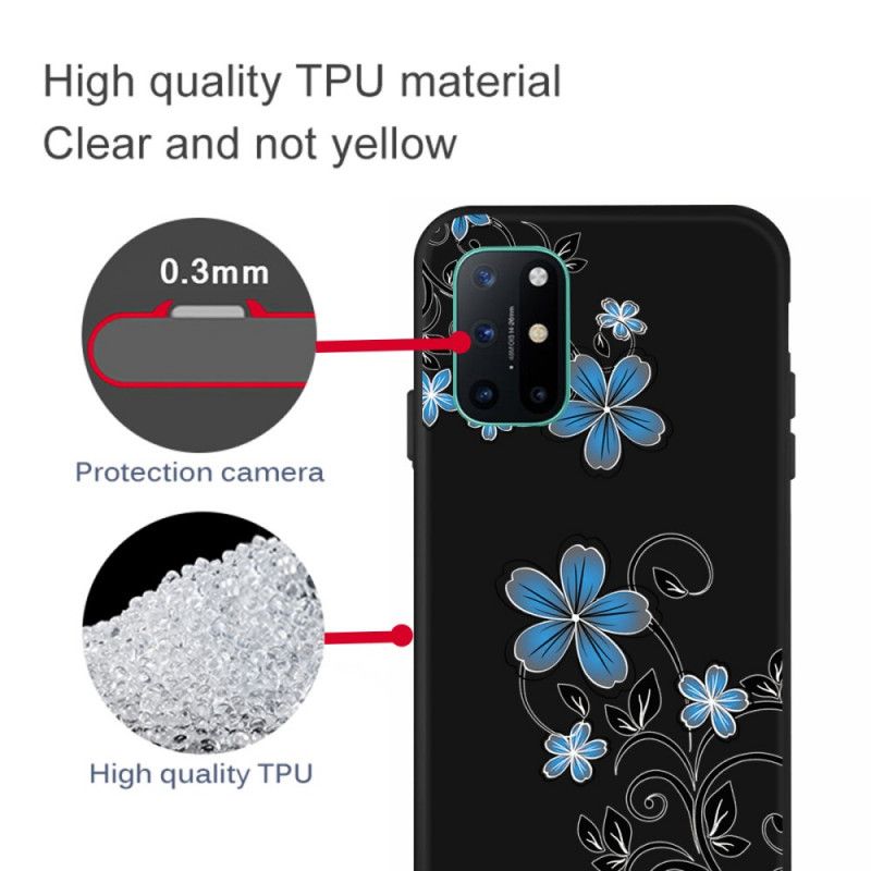 Hoesje voor OnePlus 8T Blauwe Bloemen