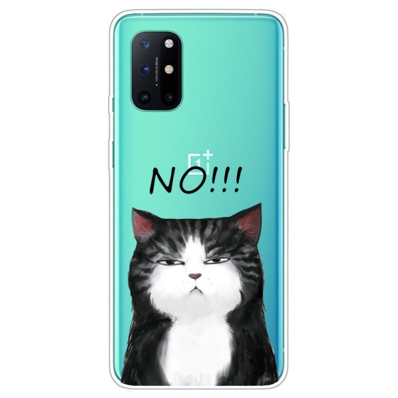 Hoesje voor OnePlus 8T De Kat Die Nee Zegt