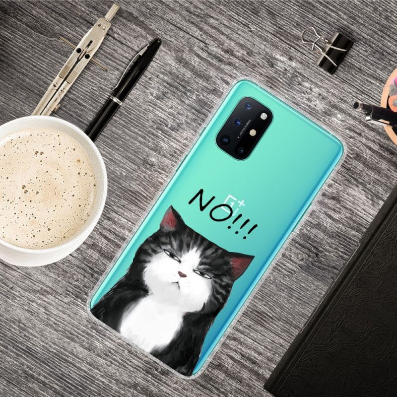 Hoesje voor OnePlus 8T De Kat Die Nee Zegt