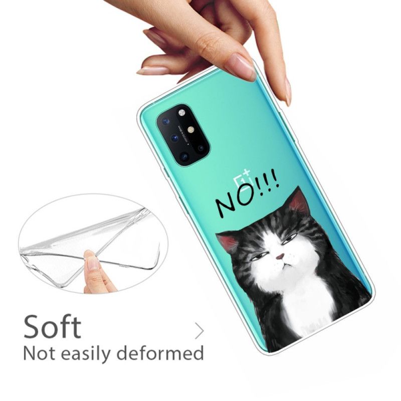 Hoesje voor OnePlus 8T De Kat Die Nee Zegt